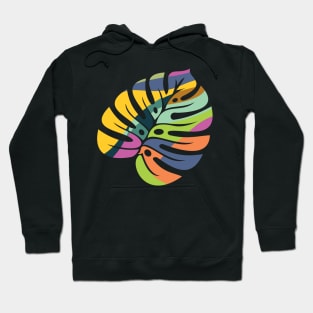 Colorful Monstera Hoodie